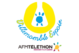 Logo de Villemomble Espoir et AFM-Téléthon.
